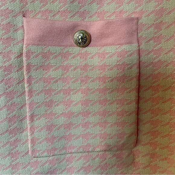 SANDRO Oversized Houndstooth Cardigan, Size 1 (Small), NWT - Picture 3 of 7